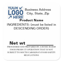 Etiqueta de Pegatina de la ley de cabaña de la SC