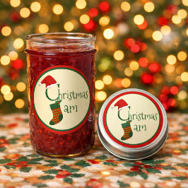 Etiqueta de Pegatina de Navidad Divertida y Capric