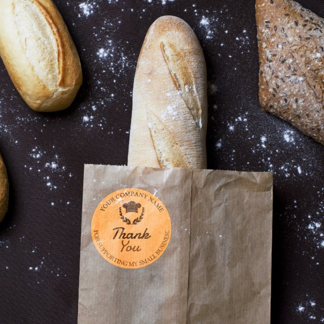 Etiqueta de Pegatina de Personalizado de panadería (Subido por el creador)