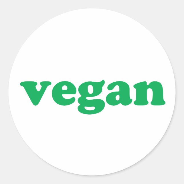 Etiqueta de pegatina de sello sencillo, verde verd (Anverso)