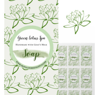 Etiqueta de Pegatina del envase de belleza floral