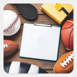 Etiqueta de Pegatina deportivo