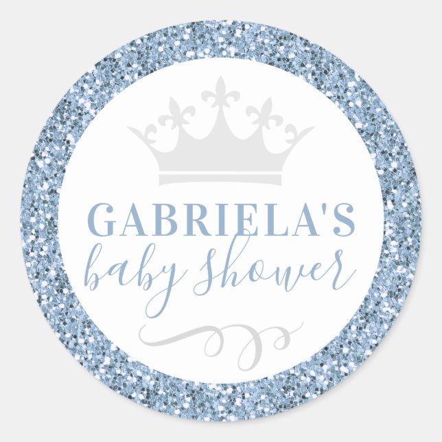 Etiqueta de Pegatina favorita de Baby Shower de la (Anverso)