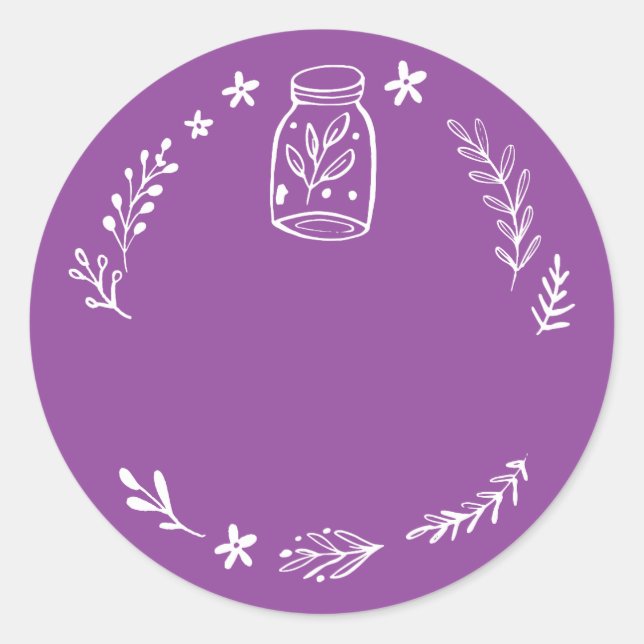 Etiqueta de Pegatina Jar / Spice Blank (Anverso)