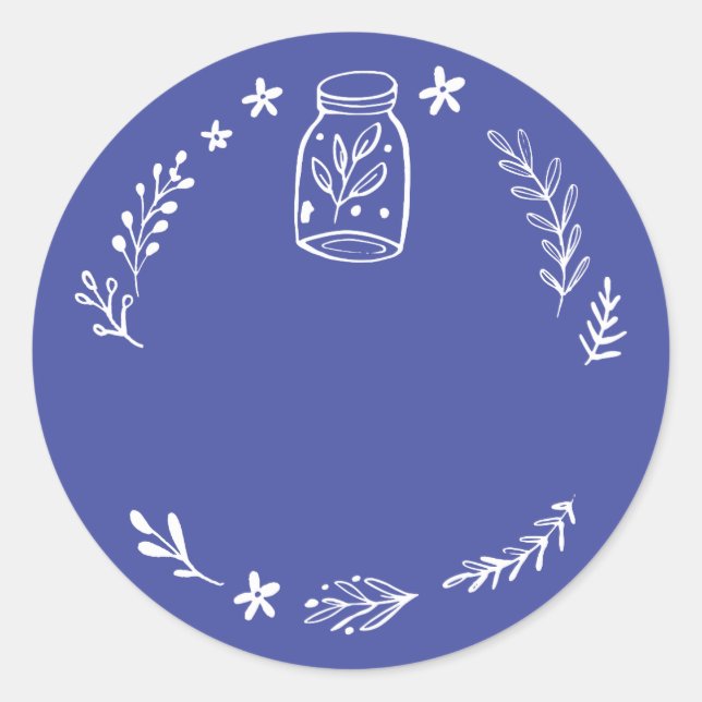 Etiqueta de Pegatina Jar / Spice Blank (Anverso)