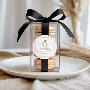 Etiqueta de Pegatina para Baby Shower de una peque
