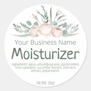 Etiqueta De pegatina Para Moisturizador De Localiz
