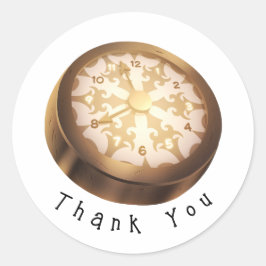 Etiqueta de Pegatina Steampunk Vintage