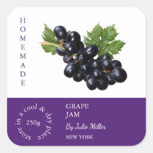 Etiqueta de pequeña empresa de uva
