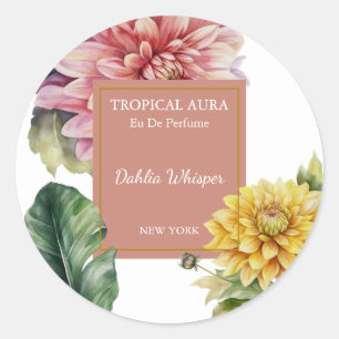 Etiqueta de perfume de Dalia