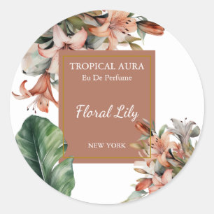 Etiqueta de perfume Lily