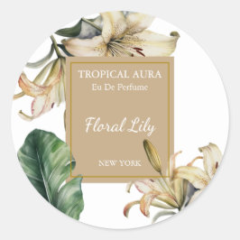 Etiqueta de perfume Lily