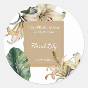 Etiqueta de perfume Lily