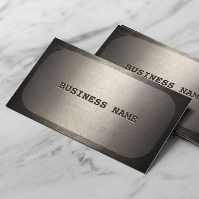 Etiqueta de perro profesional Faux Metallic (Subido por el creador)