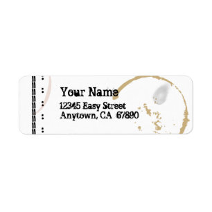 Etiqueta de Personalizado Coffestain de la máquina