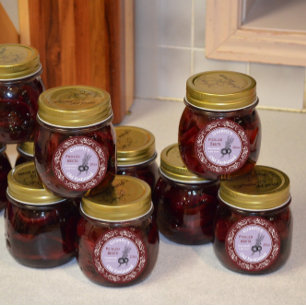 Etiqueta de Personalizado con fecha de las remolac