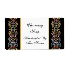 Etiqueta de Personalizado de arte gótico iluminado