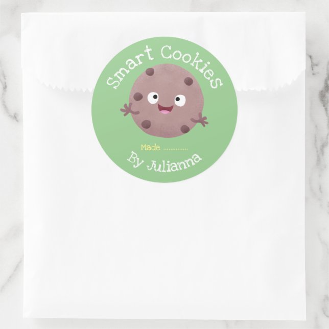 Etiqueta de personalizado de galletas caseras (Bolso)