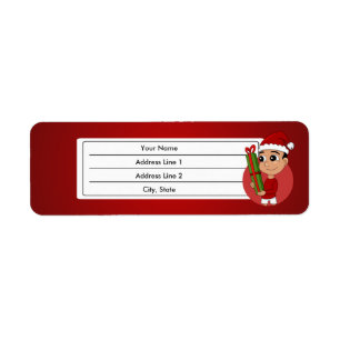 Etiqueta de personalizado de navidades