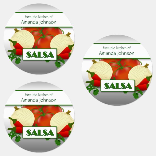 Etiqueta de Personalizado de Salsa Canning (Grupo)