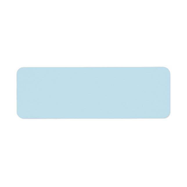 Etiqueta de personalizado en blanco de fondo azul  (Frente)