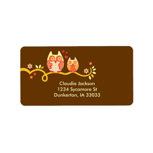 Etiqueta de Personalizado para mamás y bebés (Frente)