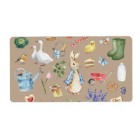 Etiqueta de Peter Rabbit