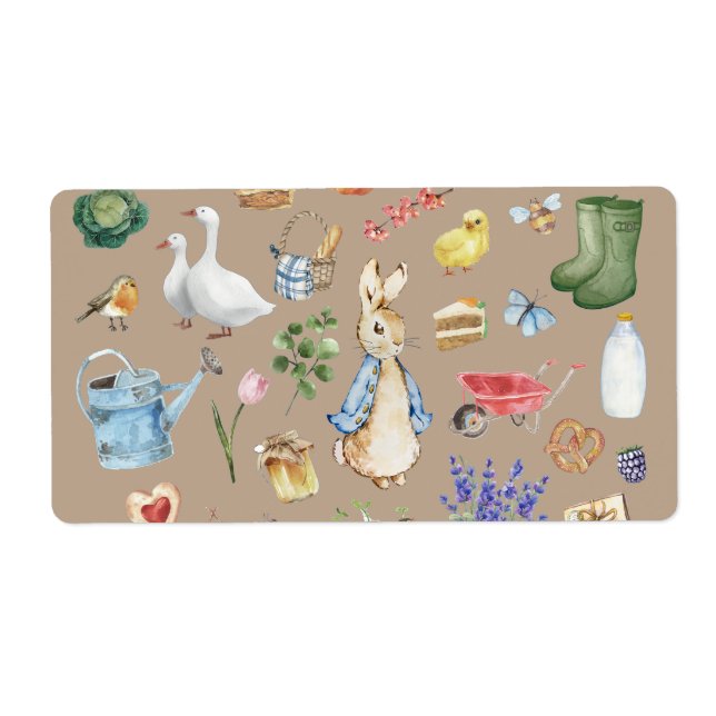 Etiqueta de Peter Rabbit (Frente)