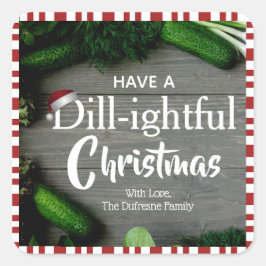 Etiqueta de picaduras de Navidades caseros