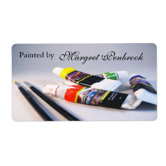 Etiqueta de pintura