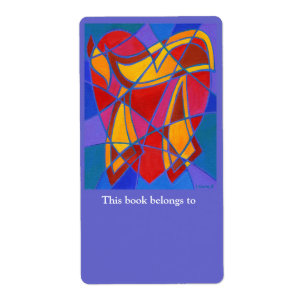 Etiqueta de placa Chai Mosaic IV