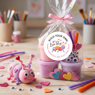 Etiqueta de Playdough para construir un bicho del