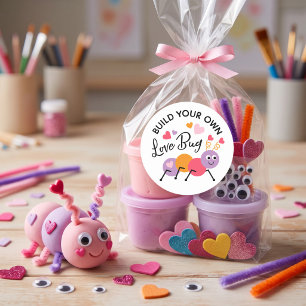 Etiqueta de Playdough para construir un insecto de