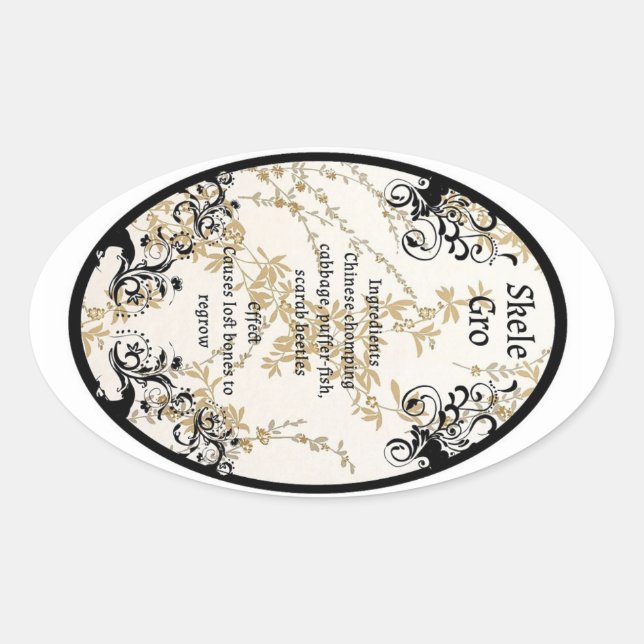 Etiqueta de poción Skelegro (Anverso)