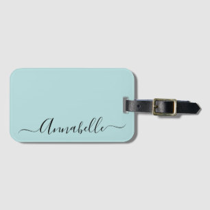 Etiqueta de portaequipajes con nombre personal ver