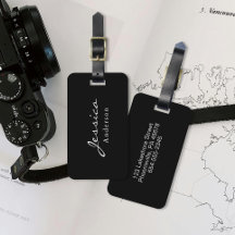 Etiqueta de portaequipajes de la dirección del gui