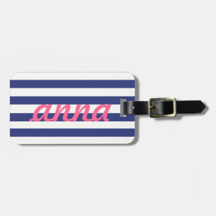 Etiqueta de portaequipajes de Preppy