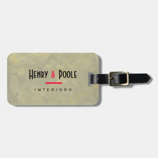 Etiqueta de portaequipajes del Diseñador de interi