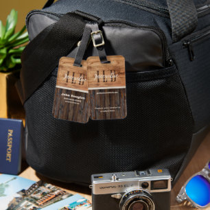 Etiqueta de portaequipajes del logotipo comercial 