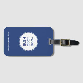 Etiqueta de portaequipajes del logotipo de Blue Bu