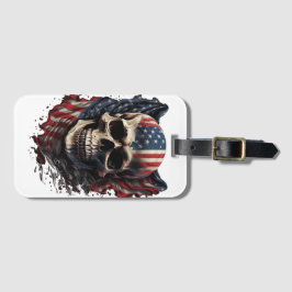 Etiqueta de portaequipajes del símbolo del peligro