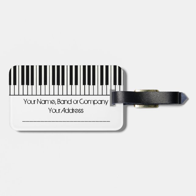 Etiqueta de portaequipajes del teclado (Atrás Horizontal)