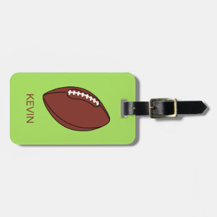 Etiqueta de portaequipajes deportivos personalizad