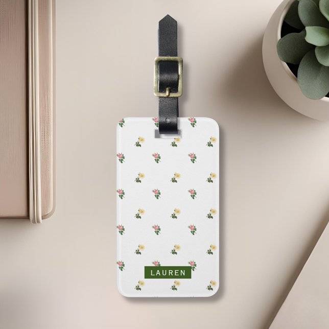 Etiqueta de portaequipajes personalizada de patrón (Subido por el creador)