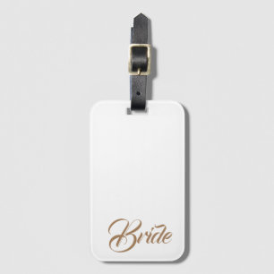 Etiqueta de portaequipajes sencilla y moderna pers