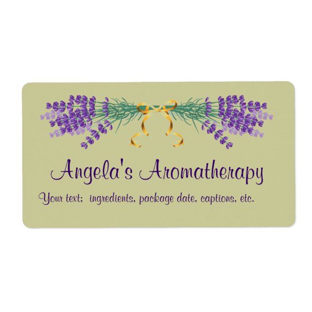 Etiqueta de Potpourri casera (Frente)