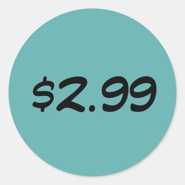 Etiqueta de precio (Anverso)