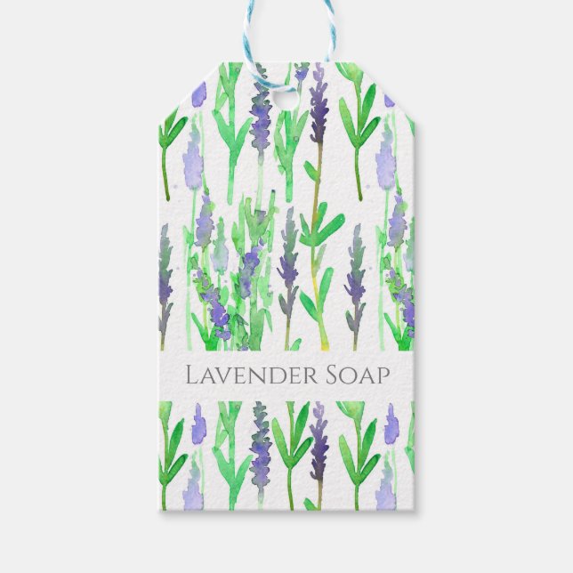 Etiqueta de precio de compra de hierba de lavanda  (Anverso)