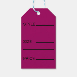 Etiqueta de precio de estilo simple