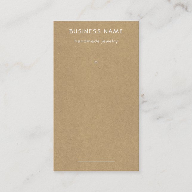 Etiqueta de precio de impresión de papel de Kraft  (Anverso)